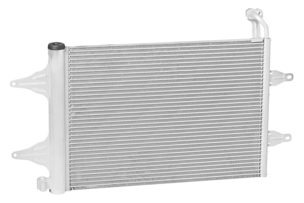 Радиатор кондиционера FABIA (99-) 1.0i / 1.2i / 1.4i / 1.4TDI / 1.6i / 1.6TDI (L